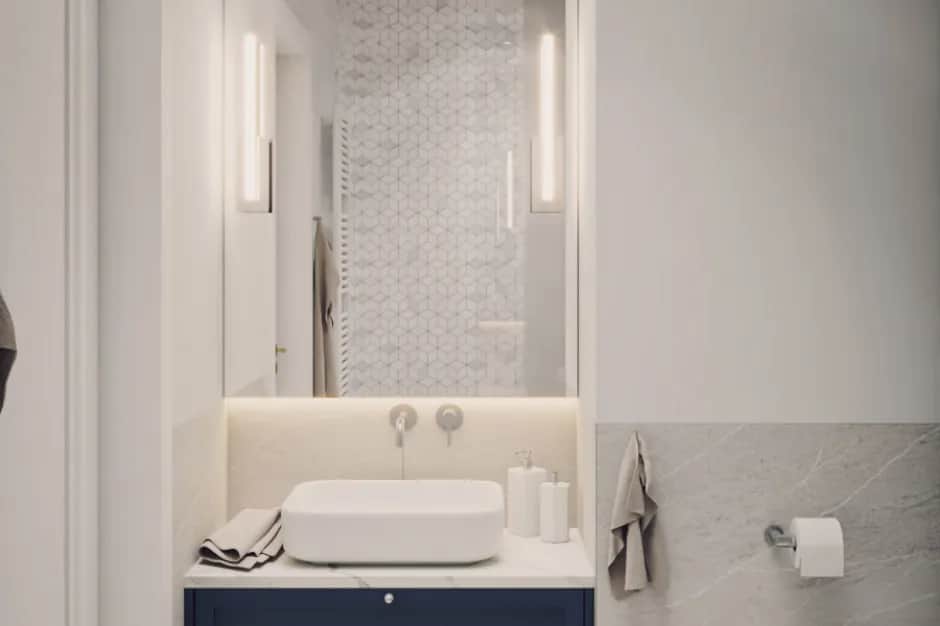 Jak urządzić małą łazienkę bez wc, aby zyskać więcej przestrzeni?