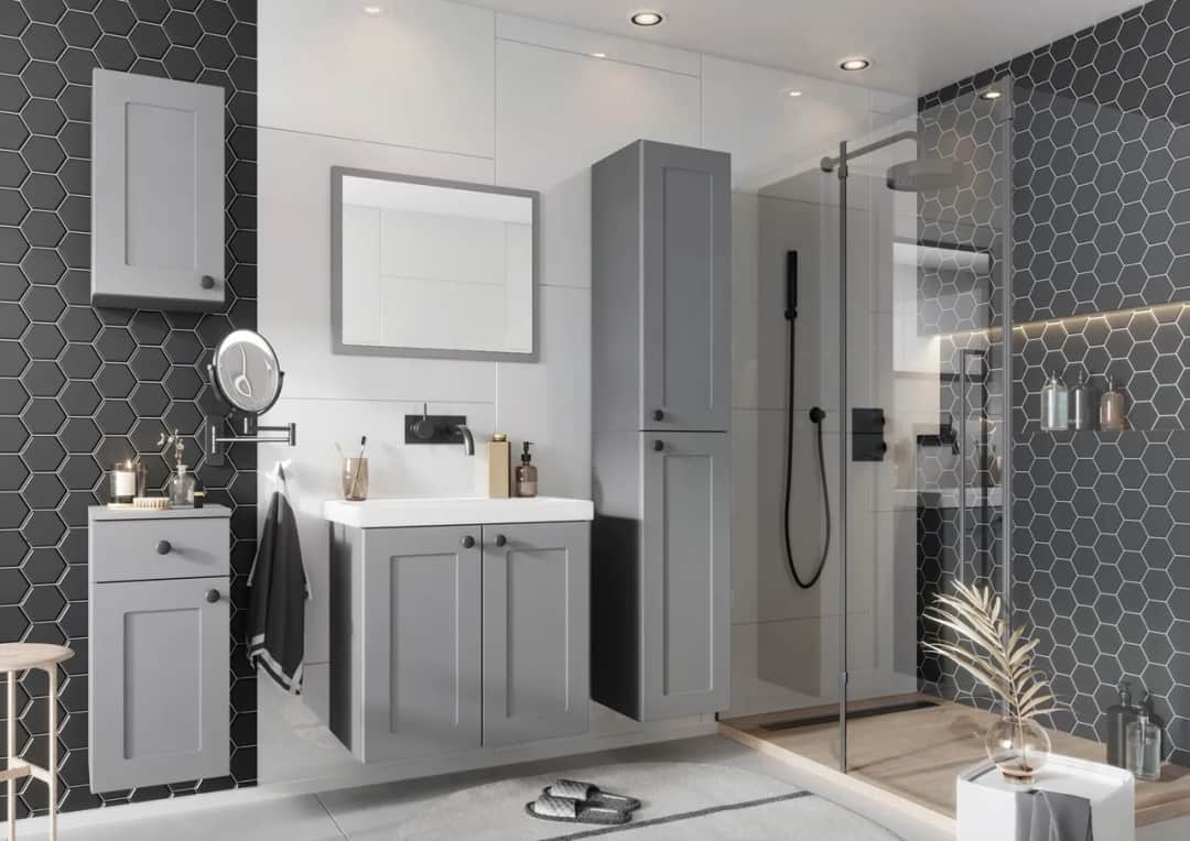 Jakie meble do szarej łazienki? 7 inspirujących pomysłów