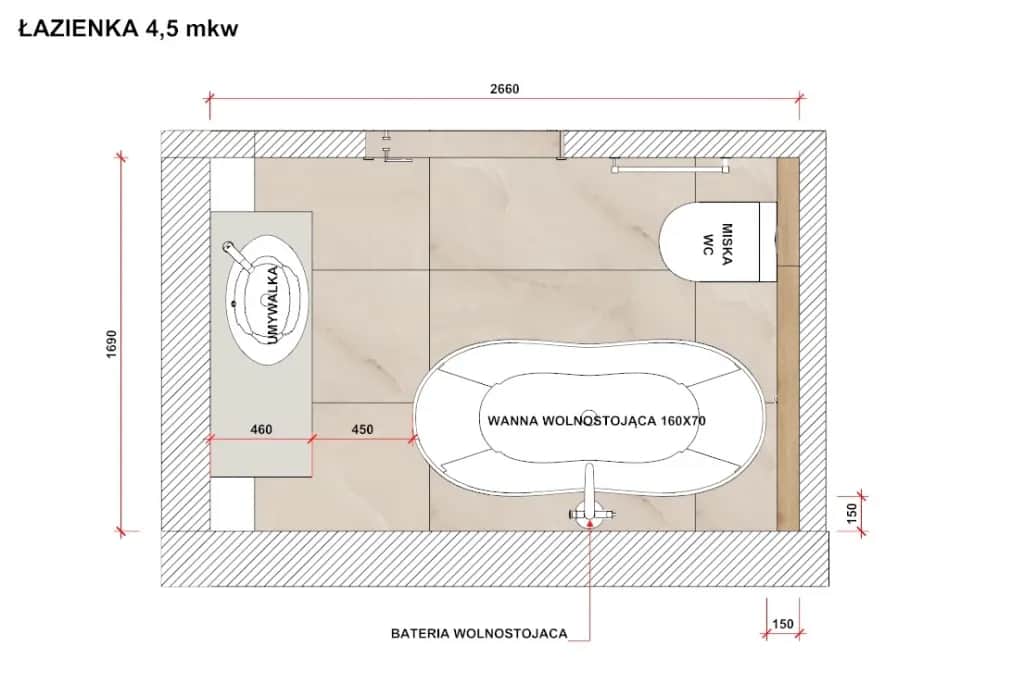 Wanna wolnostojąca ile od ściany? Kluczowe odległości dla komfortu i funkcjonalności.
