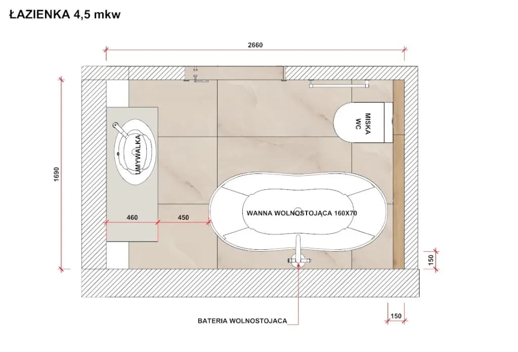 Wanna wolnostojąca ile od ściany? Kluczowe odległości dla komfortu i funkcjonalności.