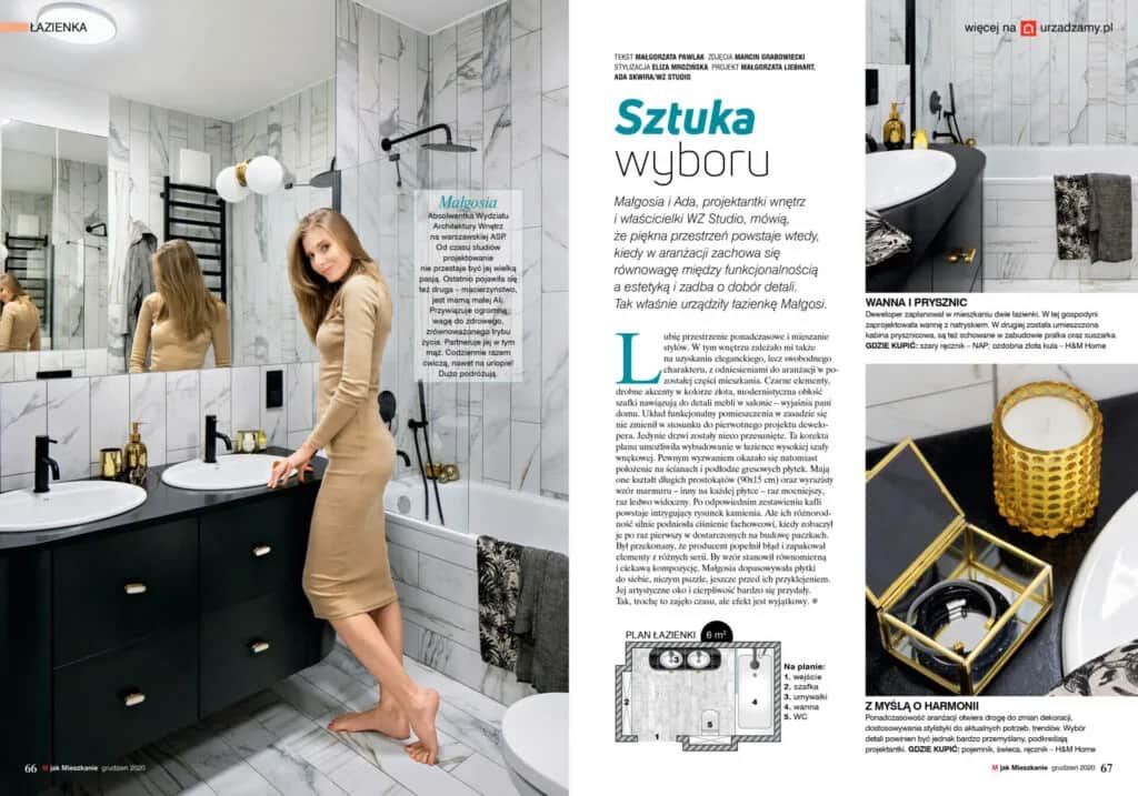 Najlepsze inspiracje z M jak mieszkanie: łazienki które odmienią twój dom