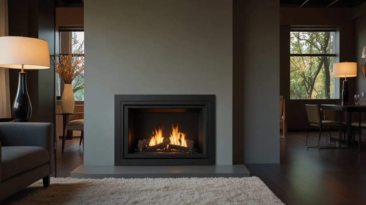 Wkład kominkowy Uniflam 700 Selenic: Efektywne grzanie z szybrem